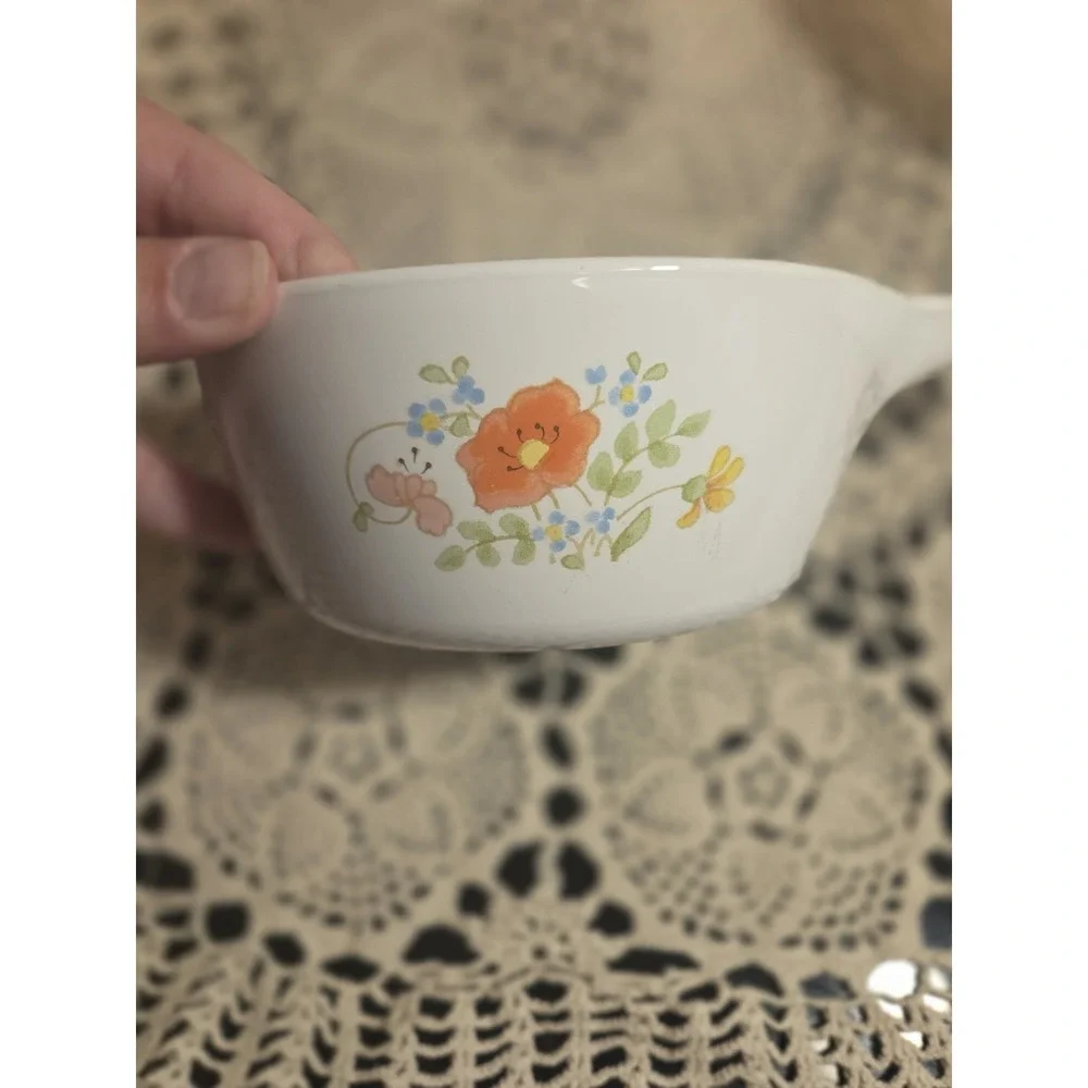 Vintage Corning Ware Wildflower Saucepan